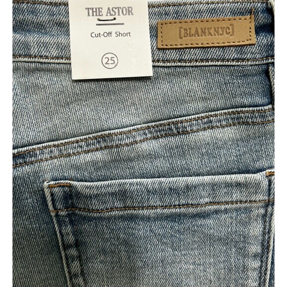 Blank NYC Womens Denim Jean Shorts SIZE 25 BUNDLE Distressed Raw‎ Hem 2 PAIR! - Picture 13 of 16